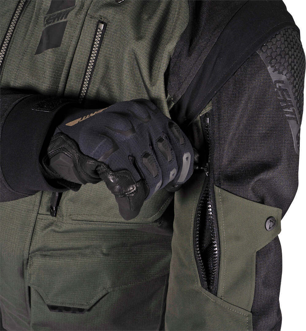 Side view of Leatt ADV Multitour 5.5 waterproof Motorcycle Textile Jacket