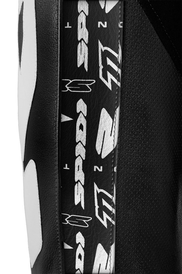 Spidi Track Wind Replica Evo Één stuk motorfiets leder pak zwart/wit 54 Figuur 11