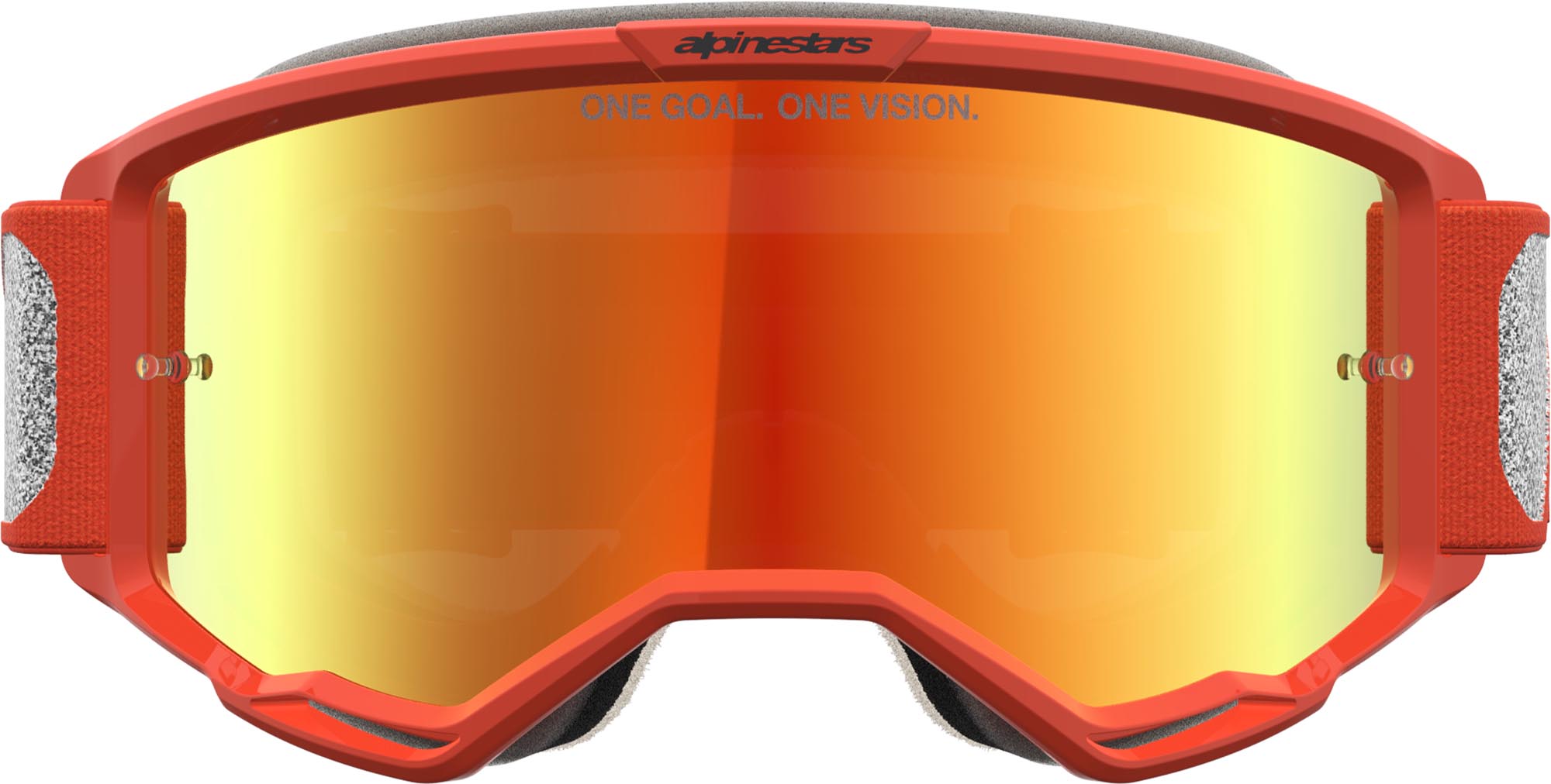 Alpinestars Vision 5 Rora Mirror Motocross Brille schwarz/orange/silber Abbildung 4