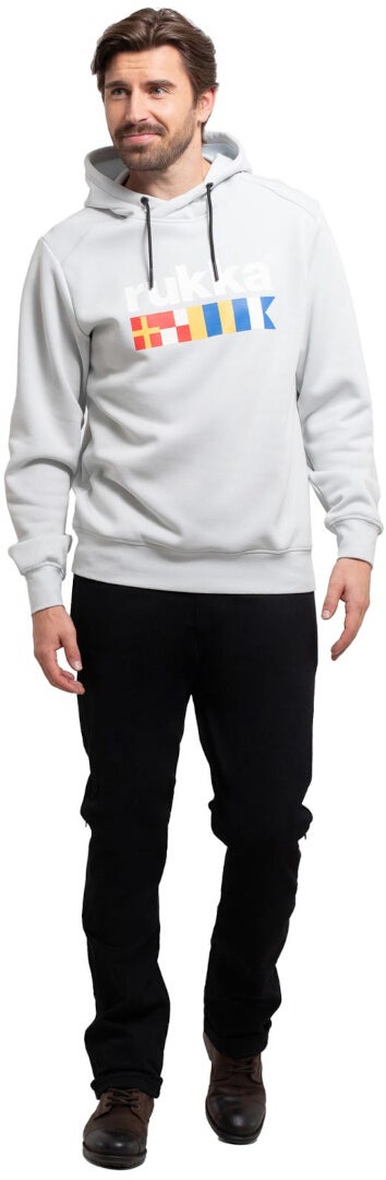 Rukka R-Crew 2.0 Hettegenser lysegrå 3XL Figur 5