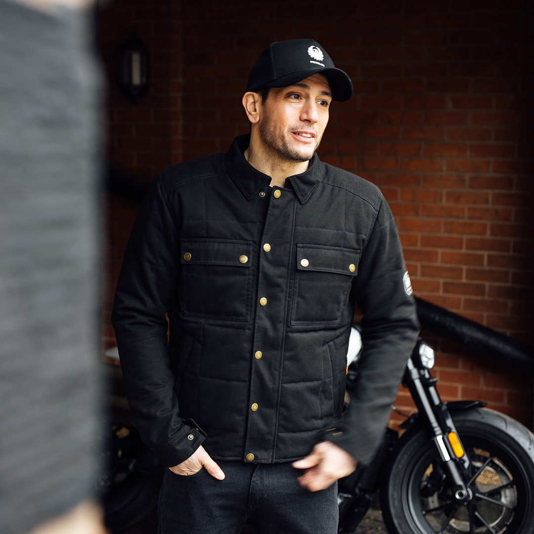 Merlin Codsall Baffle Riding Motorcycle Textile Jacket black M Figure 5
