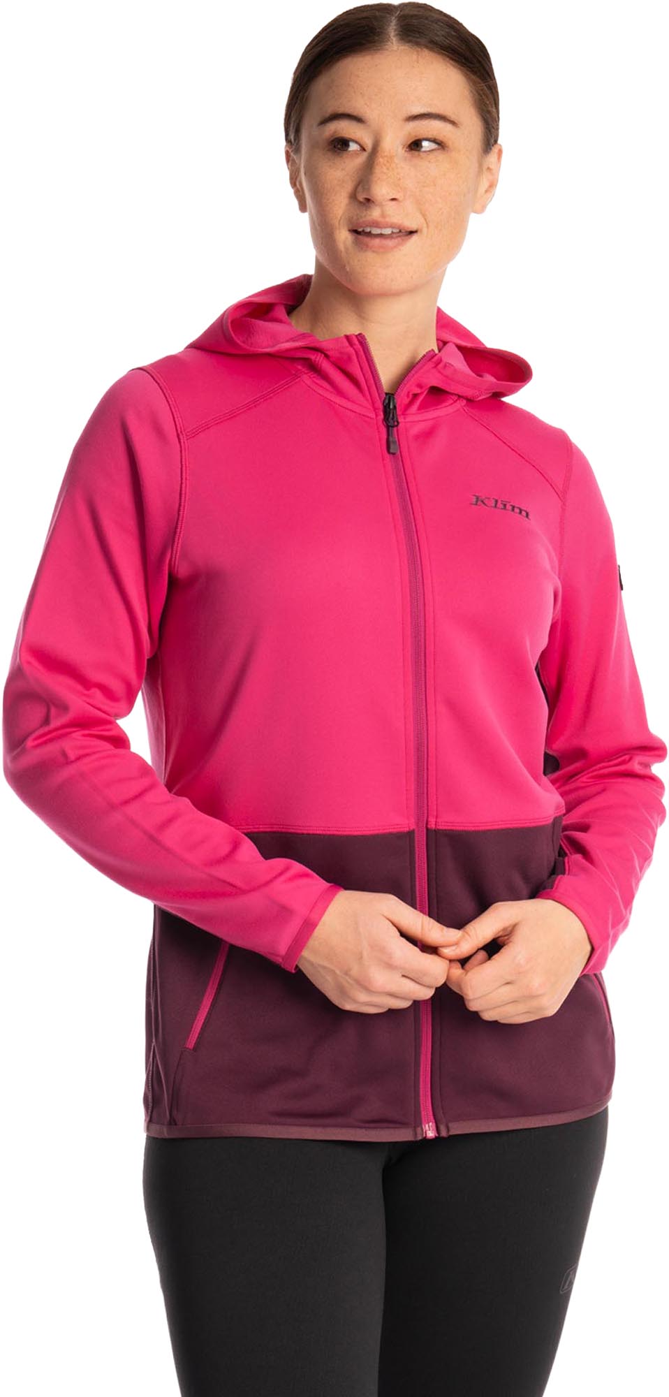 Klim Solitude Женский худи на молнии розовый M Рисунок 2