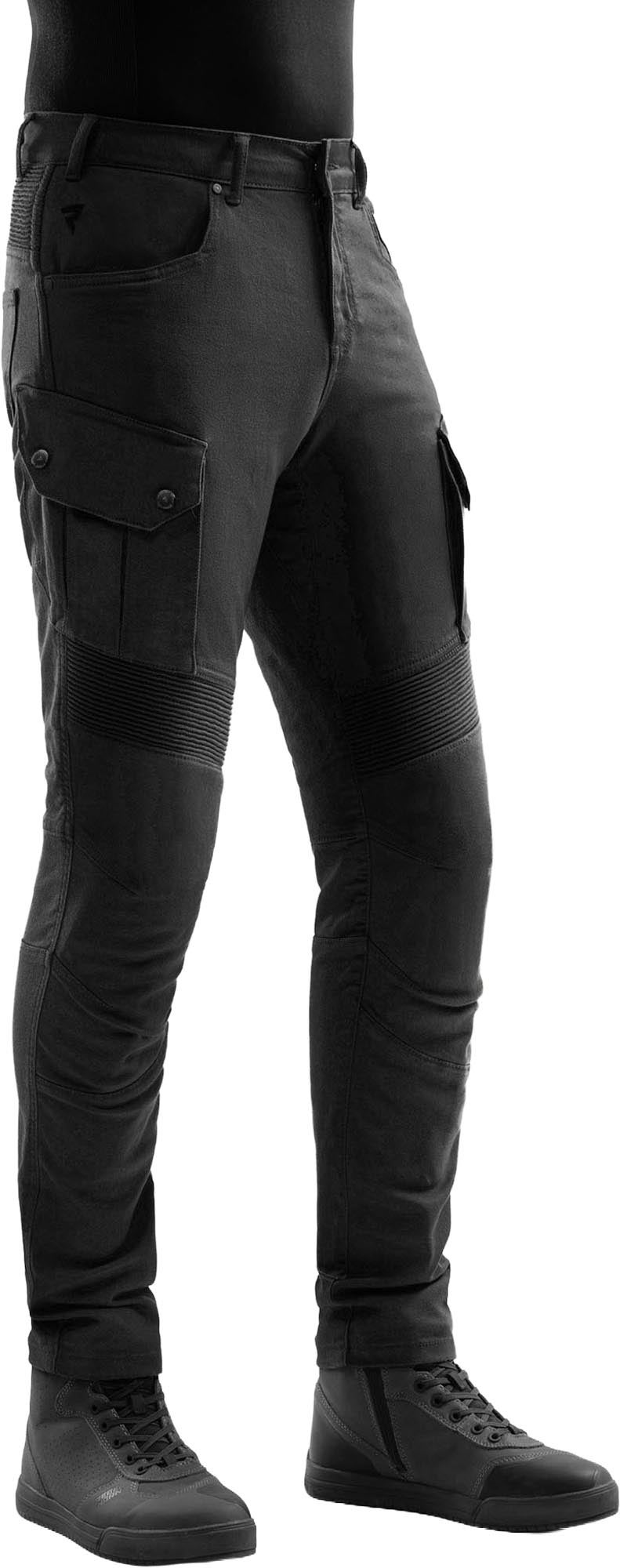 Rebelhorn Faster Motorcykeljeans Sort 30/30 Figur 3
