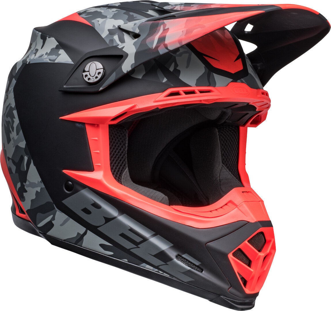 Bell Moto-9 MIPS Venom Casco Motocross nero/rosso XL Figura 1