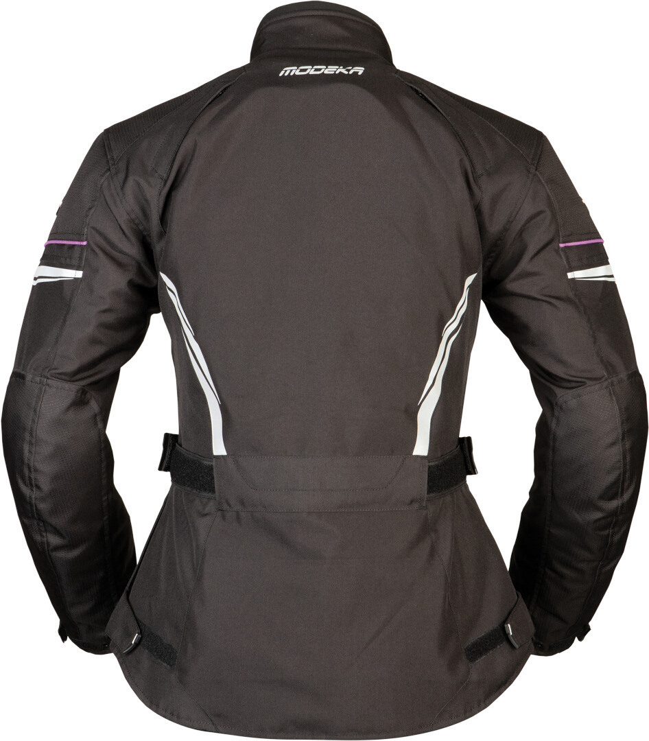 Modeka Violetta Dame motorcykel tekstiljakke Sort 36 Figur 2