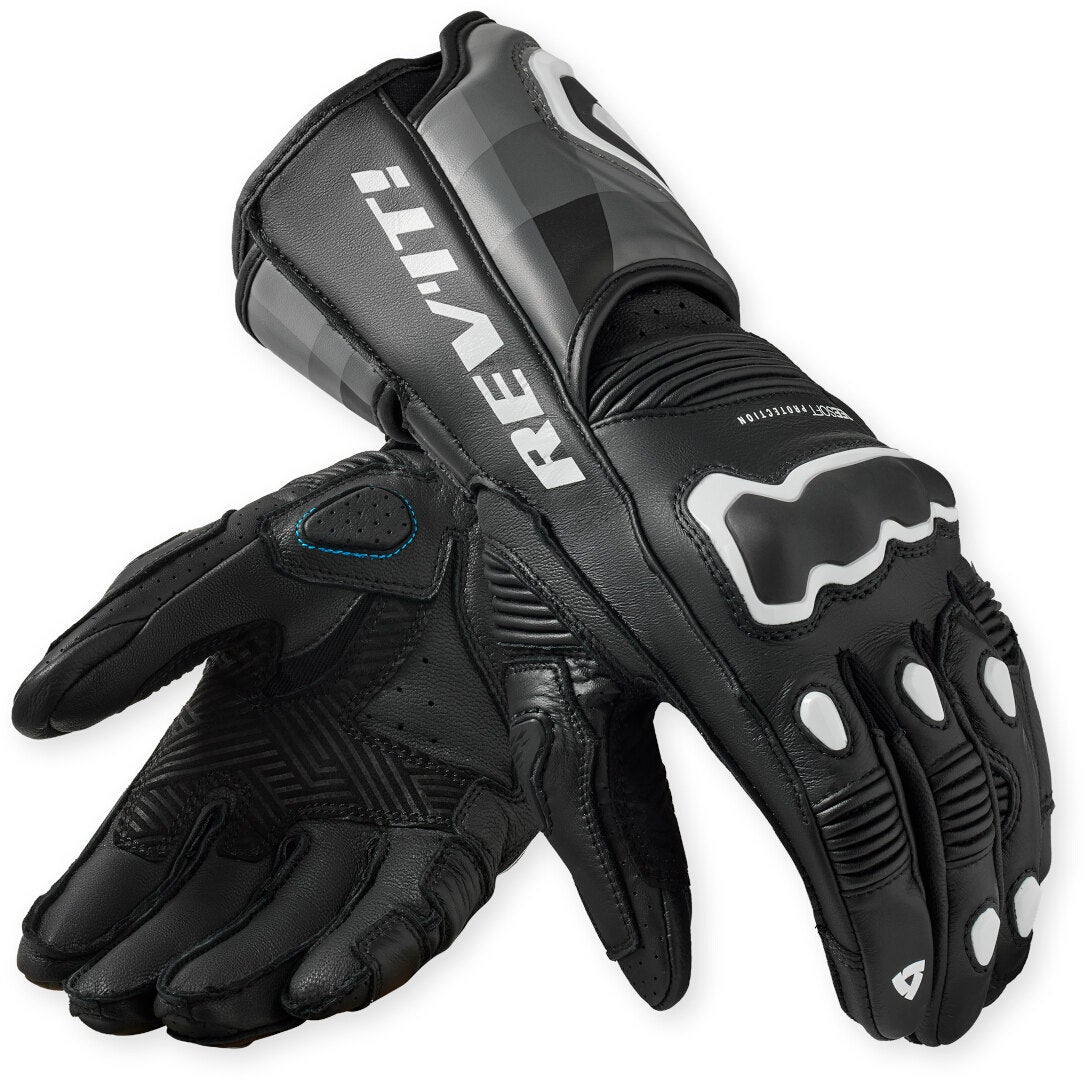 Revit Quantum 3 Motorcykel handsker Sort/hvid L Figur 1