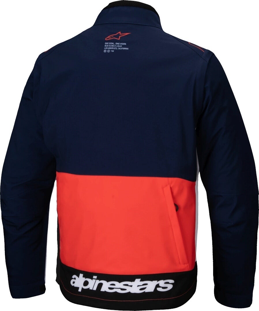 Alpinestars Lite-Dura Softshell Motocross Jacket orange/white/blue L Figure 2