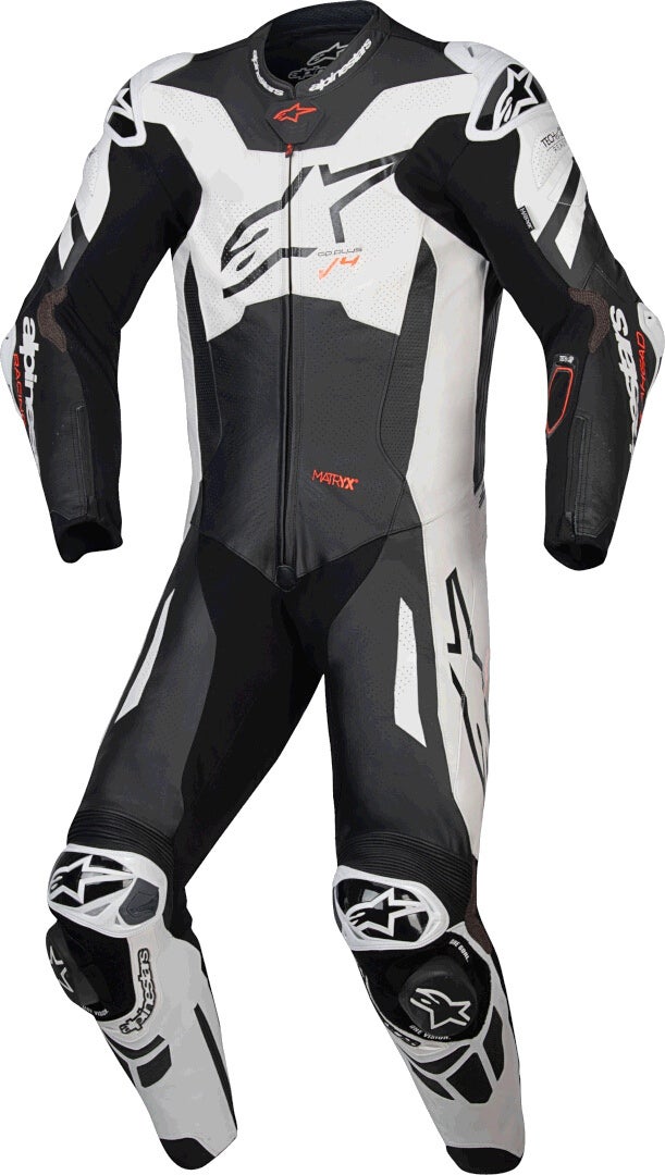 Alpinestars GP Plus V4 Sprint 1-delig leren motorpak zwart/wit 46 Figuur 1