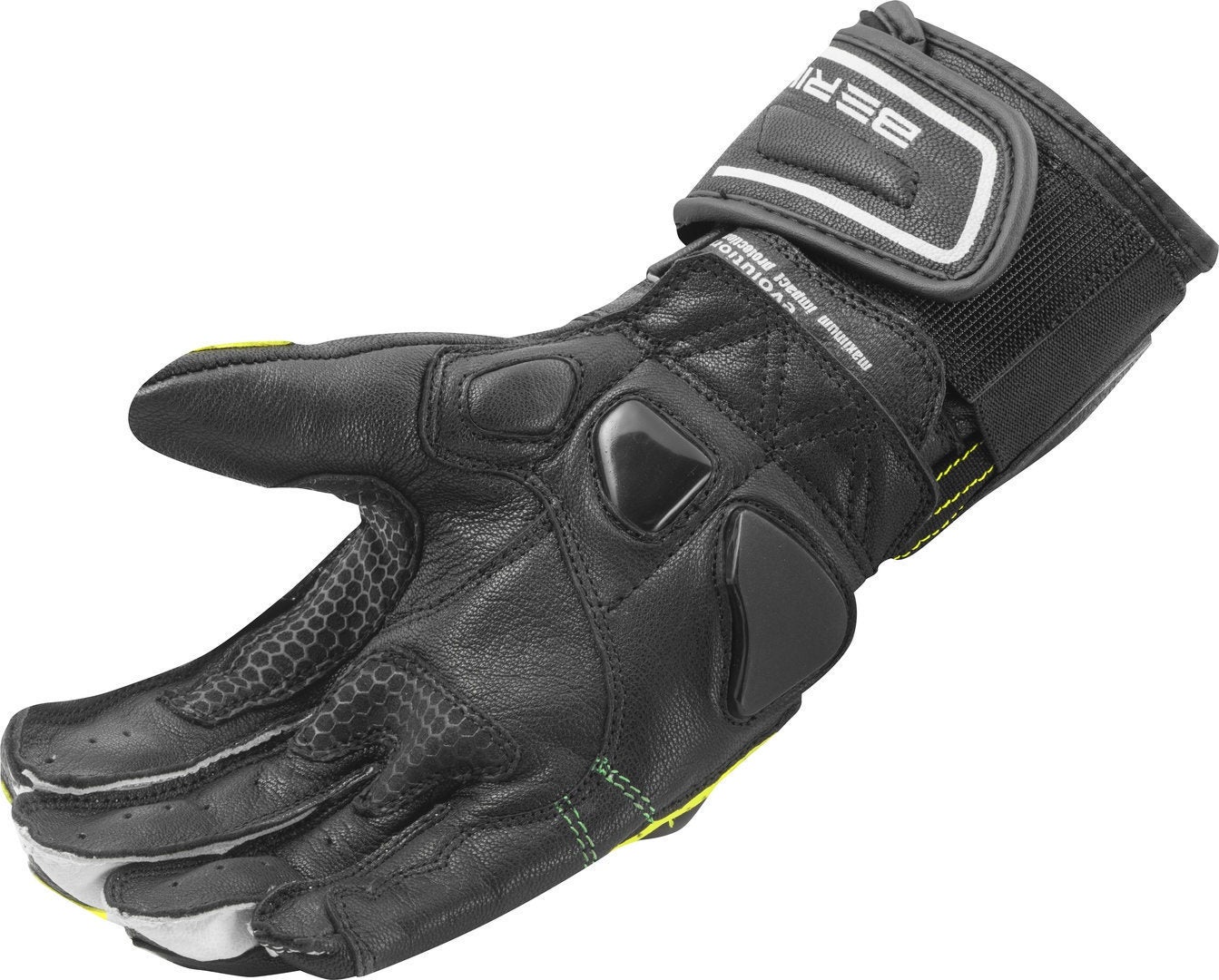 Berik Spa Evo Motorradhandschuhe schwarz/gelb XL Abbildung 4
