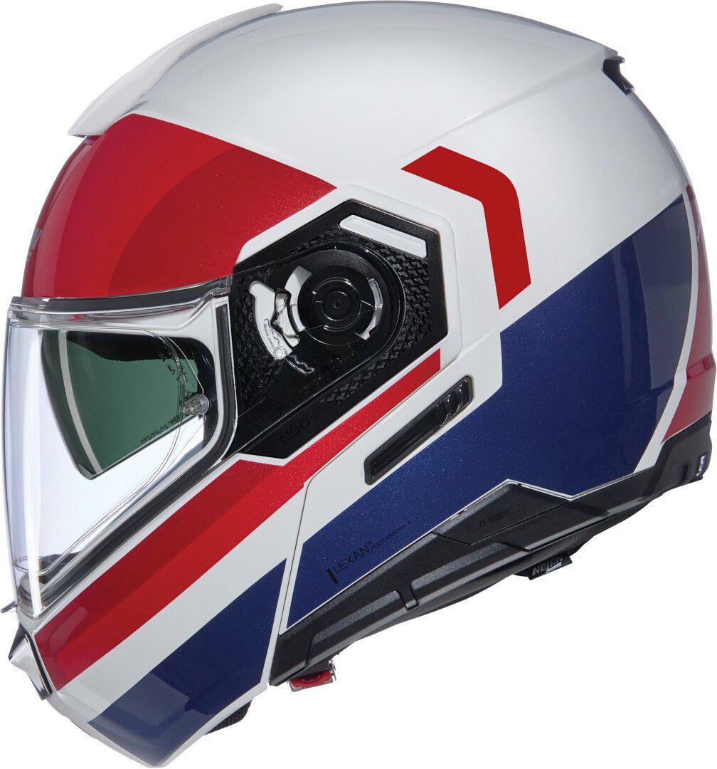 Nolan N90-3 06 Roboto N-Com Helmet white/red/blue XL (62) Figure 3