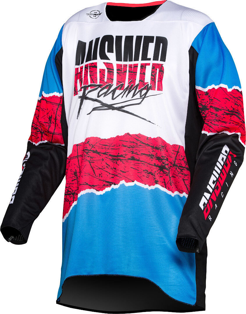 Answer Trinity Pro Glow Maillot motocross noir/blanc/rose M Figure 1