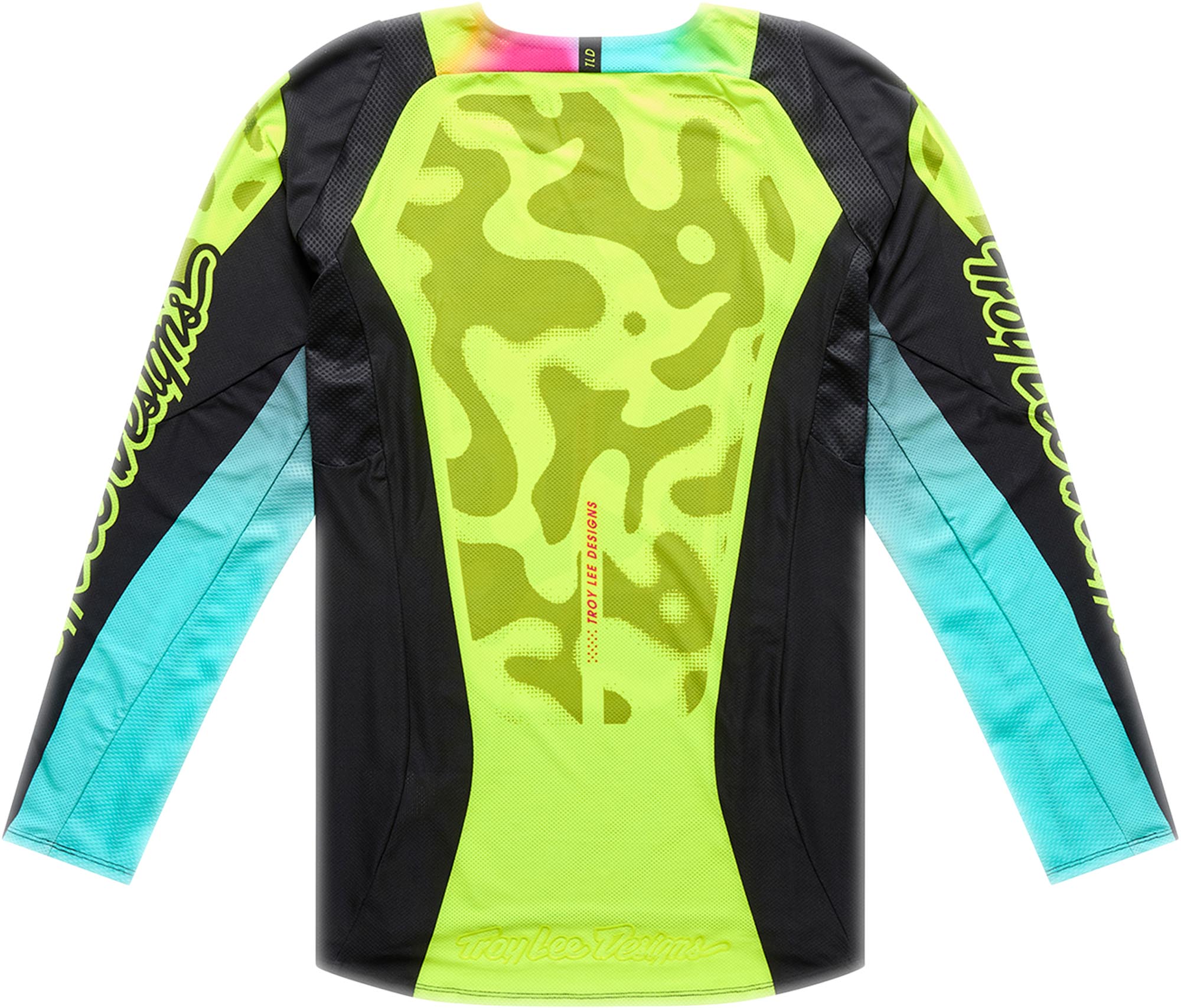 Troy Lee Designs SE Pro Myth Maillot Motocross Noir/Néon/Jaune L Figure 2