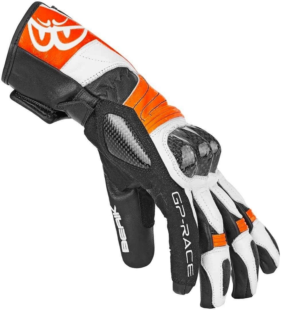 Berik Zoldar Motorcykelhandsker sort/orange M Figur 2