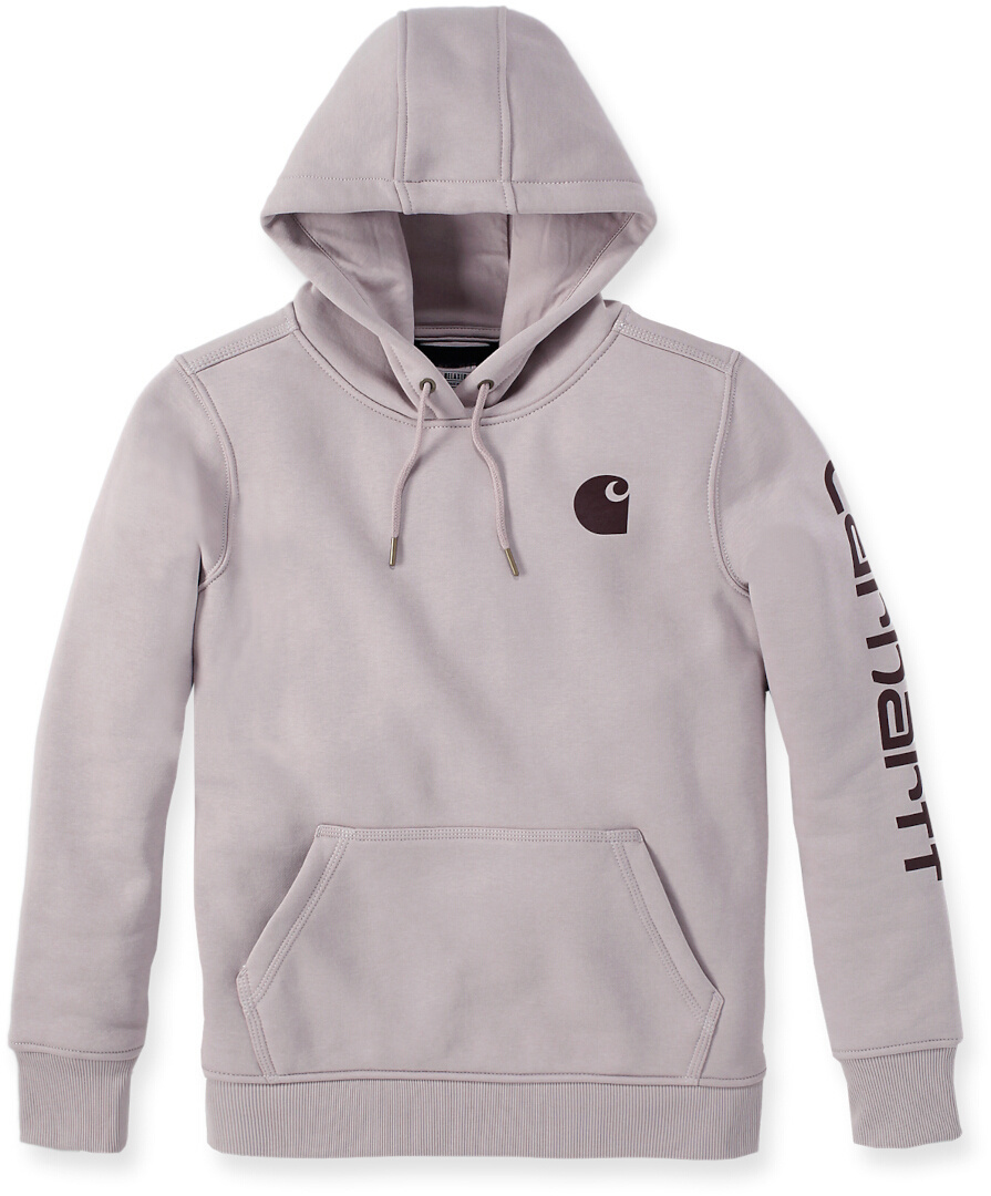 Carhartt Clarksburg Logo Hanorac pentru doamne gri/bej XS Figura 1
