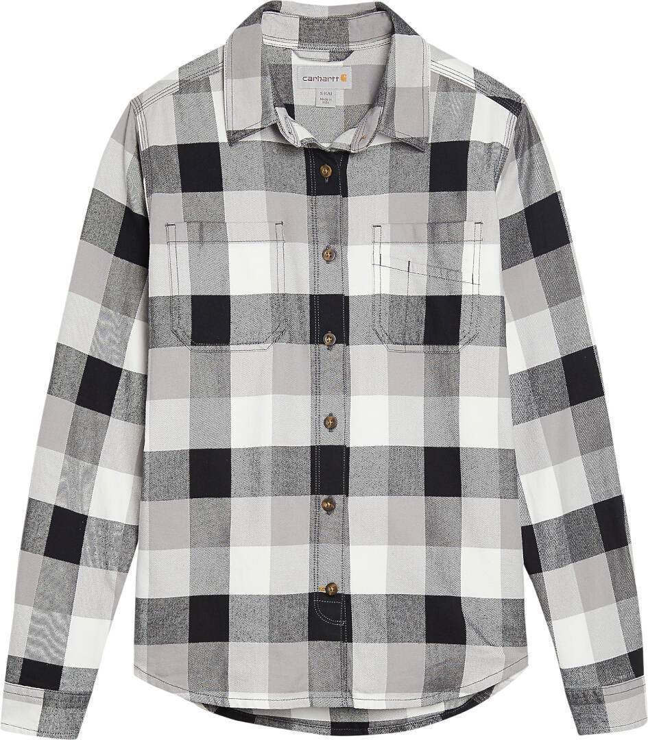 Carhartt Hamilton Camicia di flanella da donna bianco/nero/grigio XL Figura 1