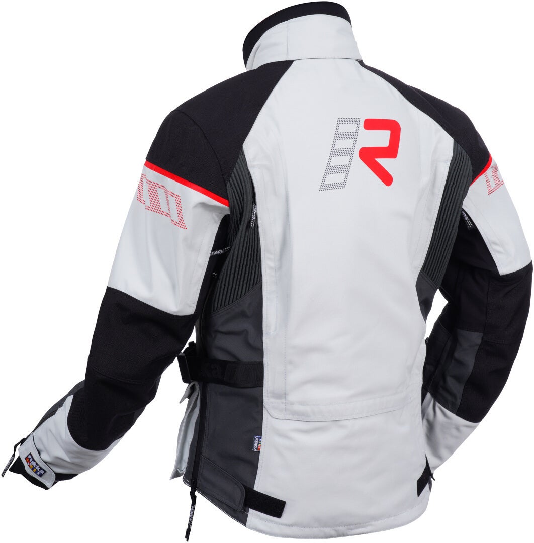 Rukka Ecuado-R Giacca tessile moto Grigio chiaro/nero/rosso 62 Figura 2