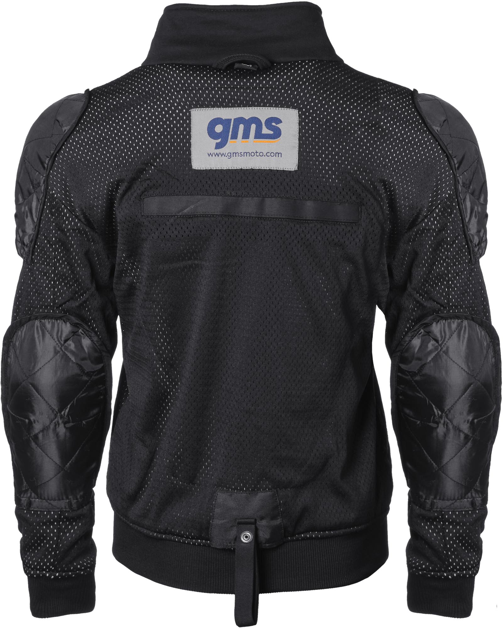 GMS Grizzly Motorcykel Hoodie svart XXL Figur 4