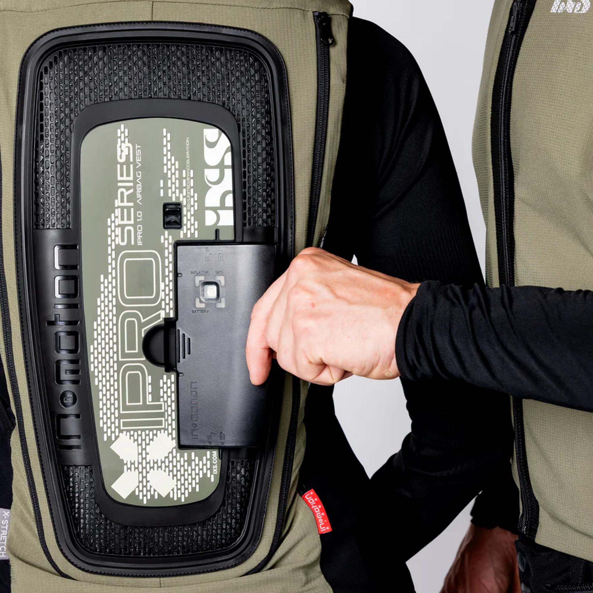 IXS IPRO 1.0 Vestă cu airbag măsliniu/verde L/XL Figura 10