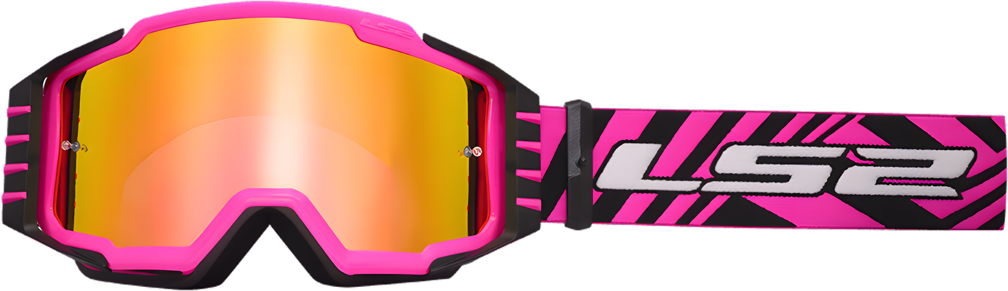 LS2 Charger Pro Ochelari de motocross roz Figura 1