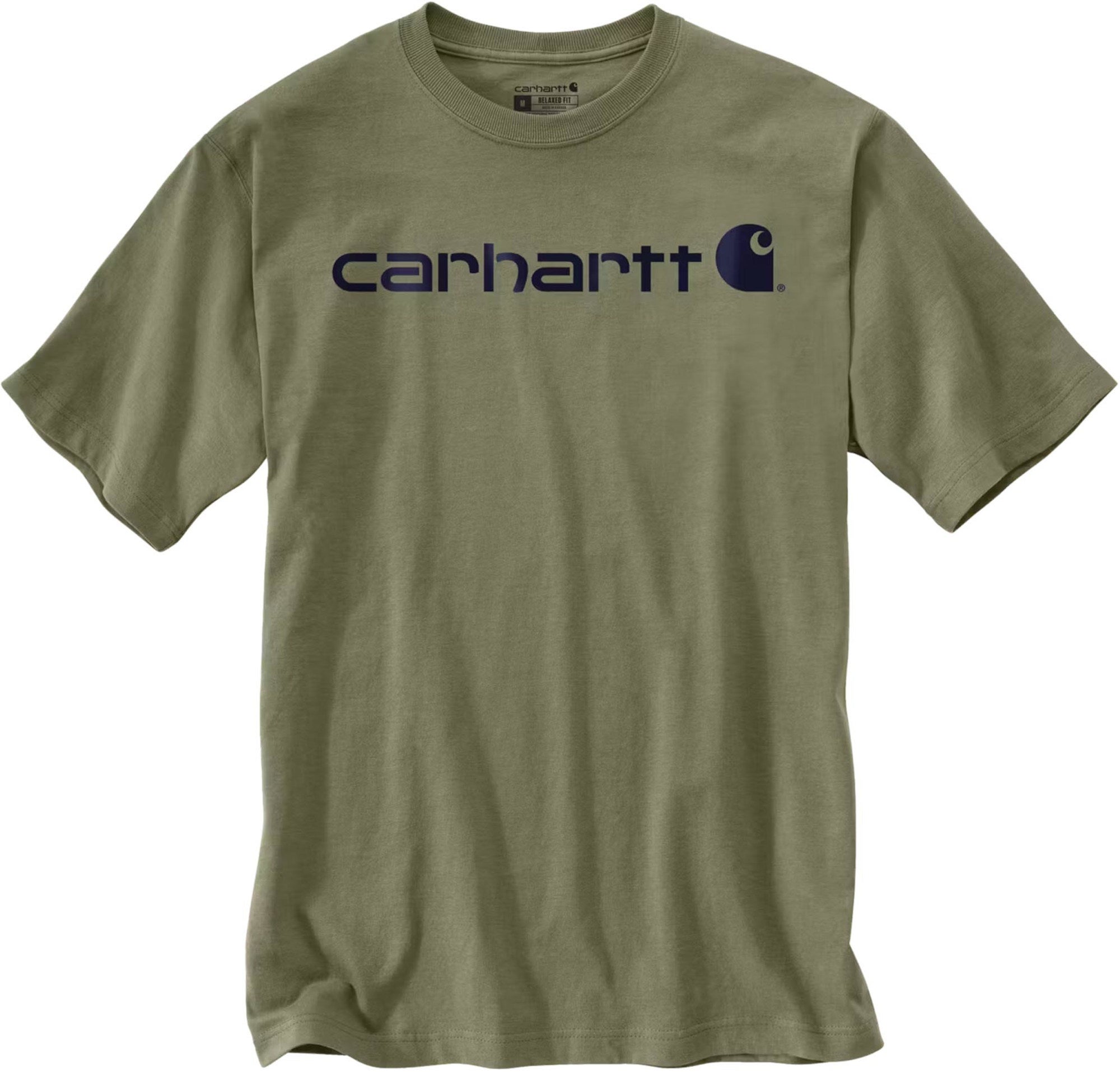 Carhartt Dearborn Relaxed Logo Tričko olive XS Obrázek 1