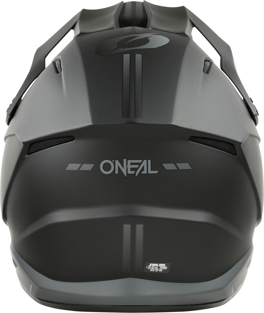 Oneal 1SRS Solid Capacete de motocross Black Matt M Figura 4