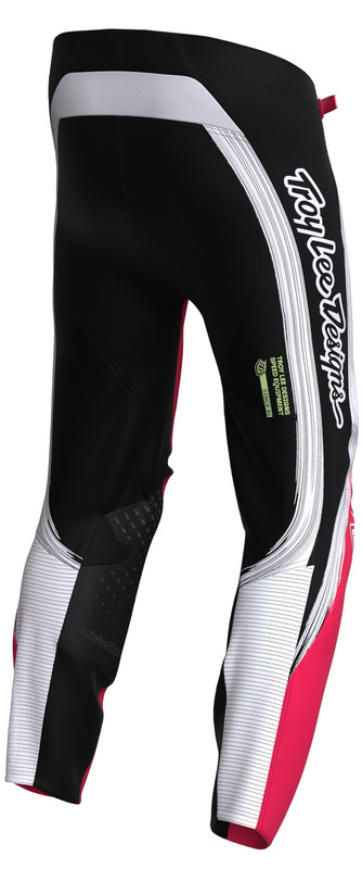 Troy Lee Designs SE Pro Stripes ungdomsbyxor - Infraröd/Svart Figur 4
