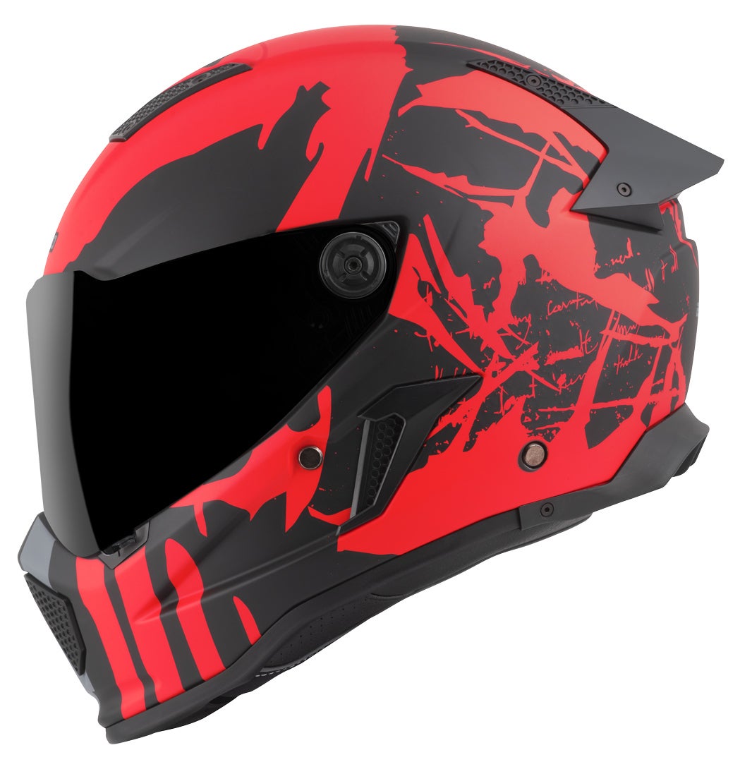 Bogotto Rapto Demon Casque Gris/rouge mat XL Figure 2