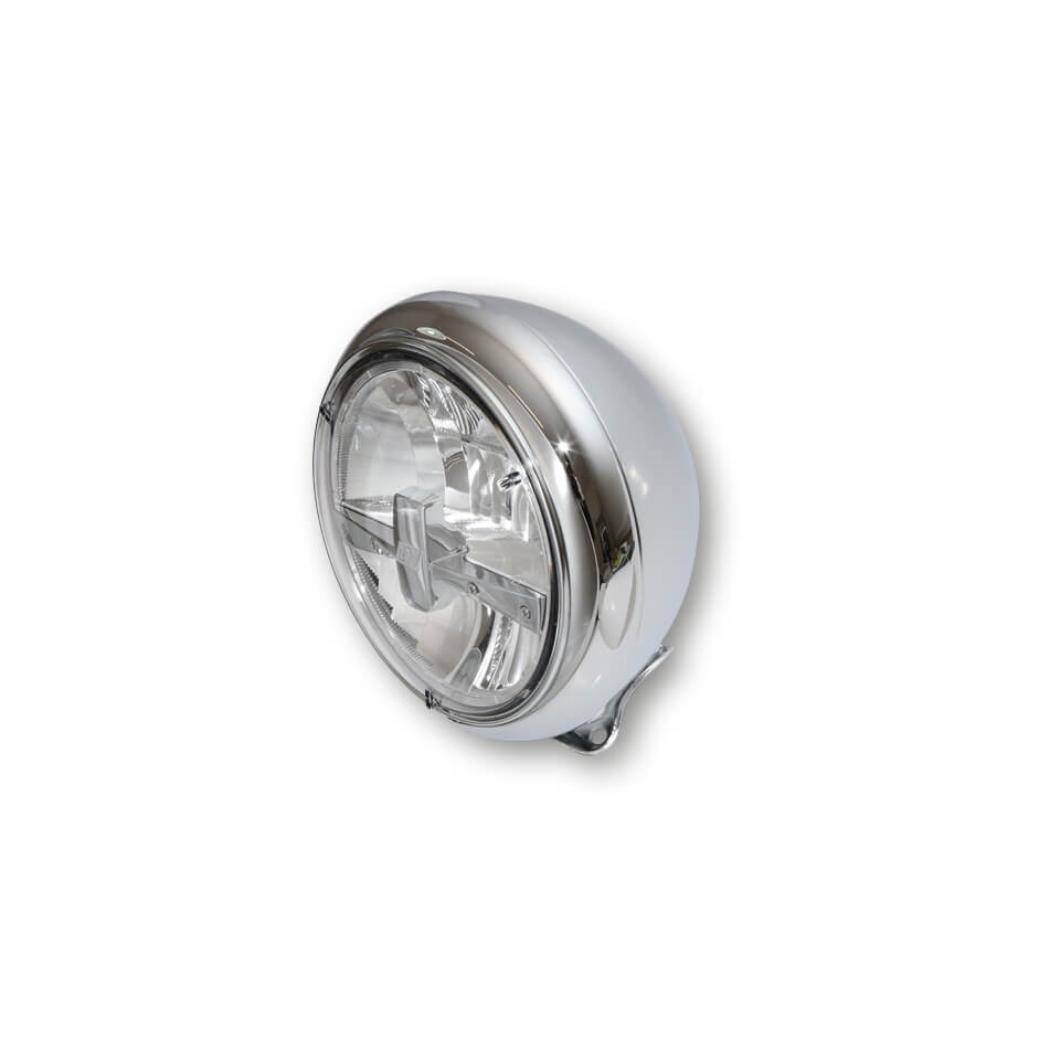 HIGHSIDER 7 Zoll LED Scheinwerfer HD-STYLE Chrome Rysunek 2