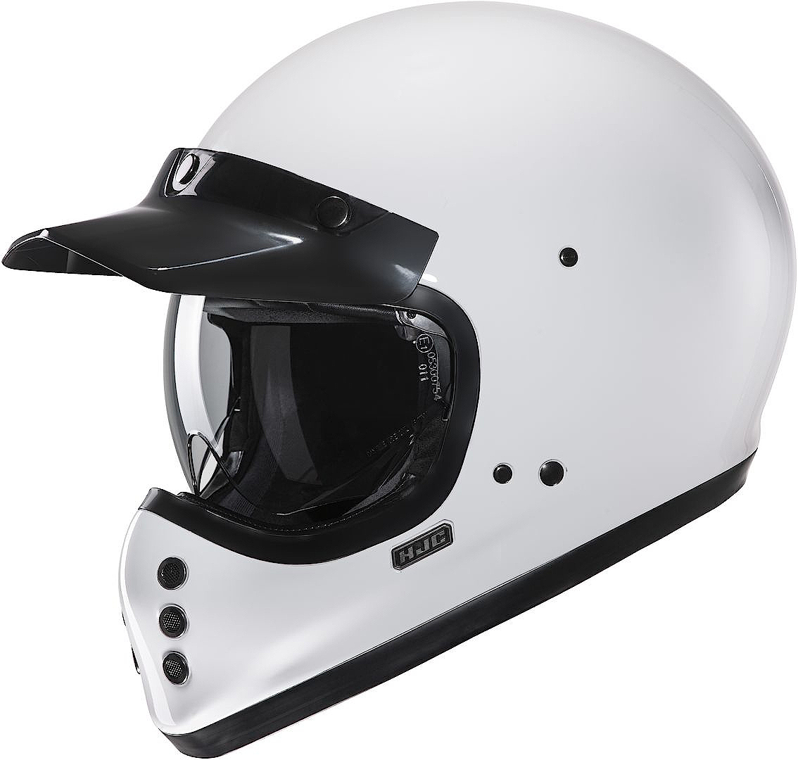 HJC V60 Solid Casco Bianco M (57/58) Figura 4