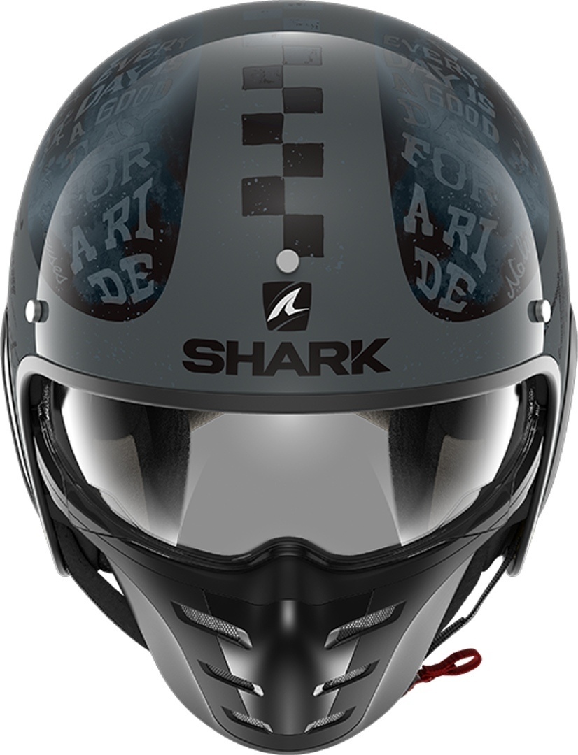 Shark S-Drak 2 Tripp In Cască cu reacție gri/negru M (57/58) Figura 2