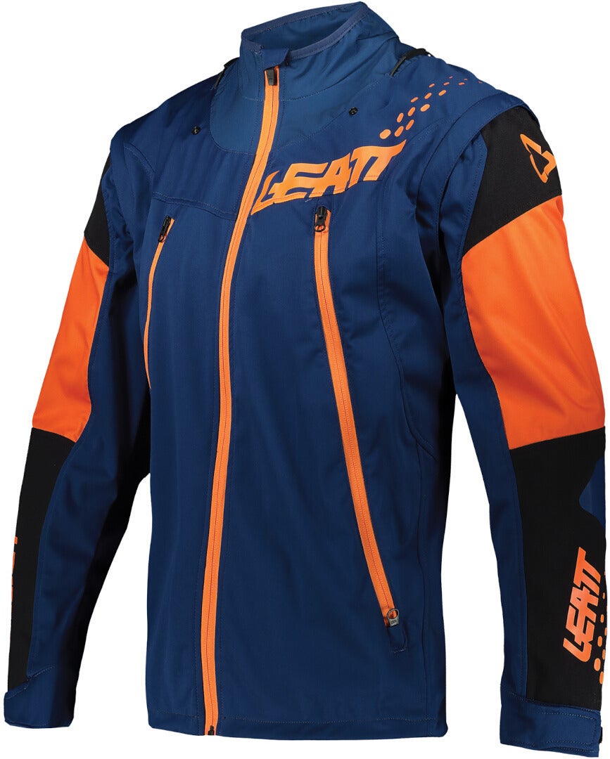Leatt Moto 4.5 Lite Motocross Jacket blue/orange M Figure 1