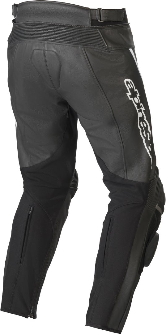 Alpinestars Track v2 Motorcycle Leather Pants black/white 56 Figure 2