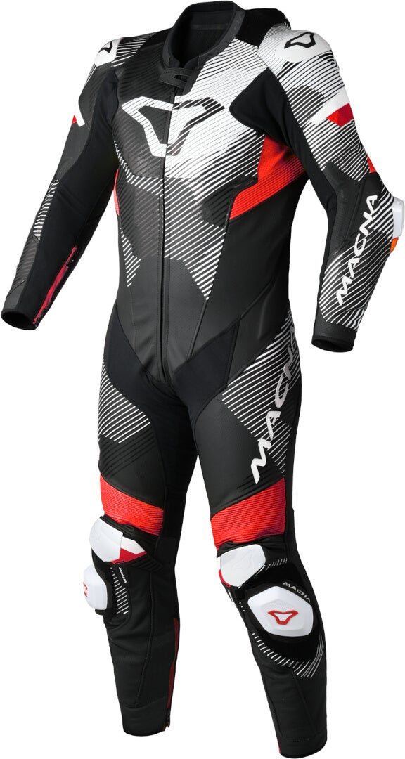 Macna Ignite perforated One Piece Motorcycle Leather Suit-image-379743528