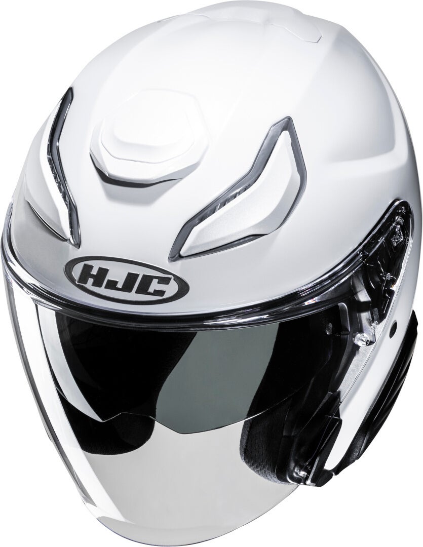 HJC F31 Solid 噴射頭盔 白色 XXL（62/64） 圖5