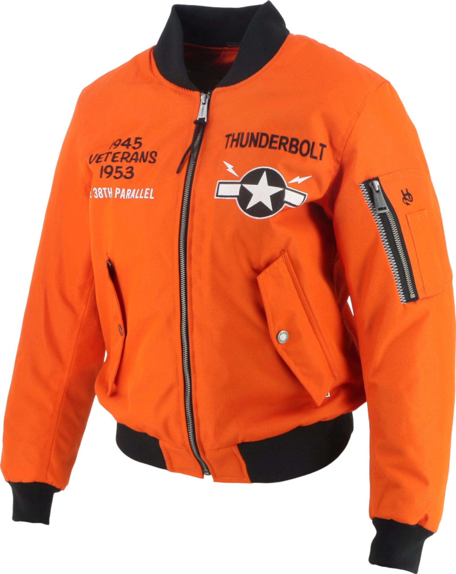 Helstons Tigresse Giacca tessile moto da donna Arancione/Nero M Figura 2