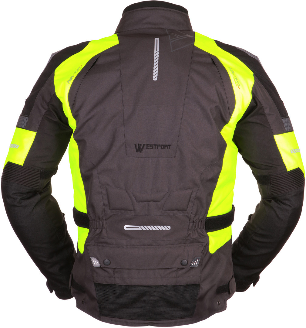Modeka Westport Textiljacke schwarz/neon L Abbildung 2