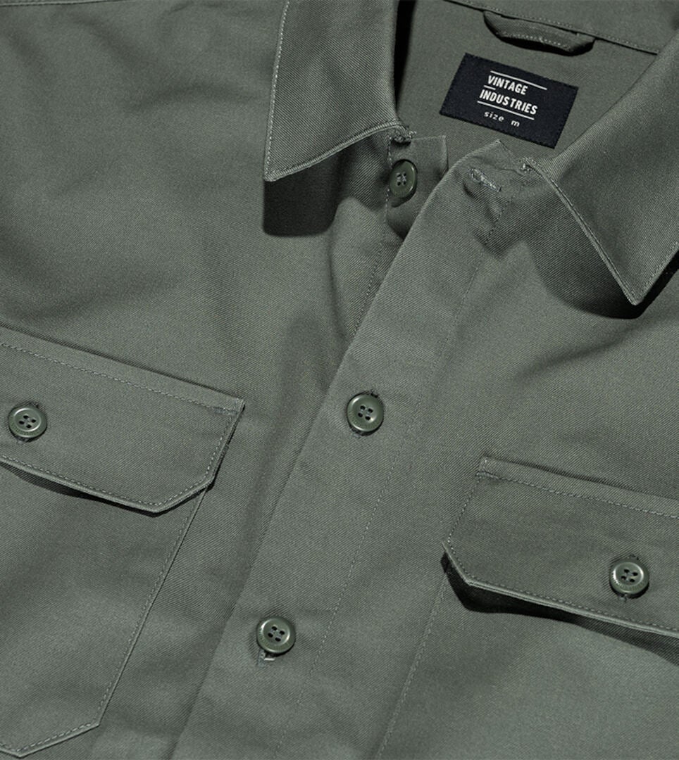 Vintage Industries Dexter Camicia oliva XXL Figura 4