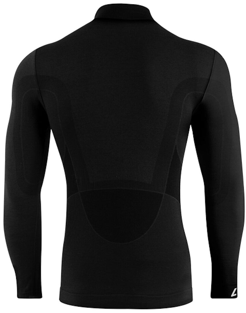 Lenz 6.0 Merino Turtle Neck Camicia Longsleeve nero M Figura 2
