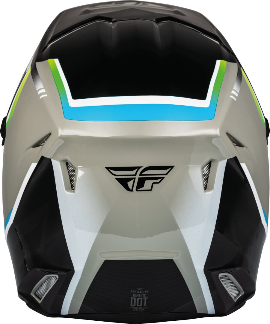 Fly Racing Kinetic Vision Youth Motocross Helmet black/grey L Figure 3