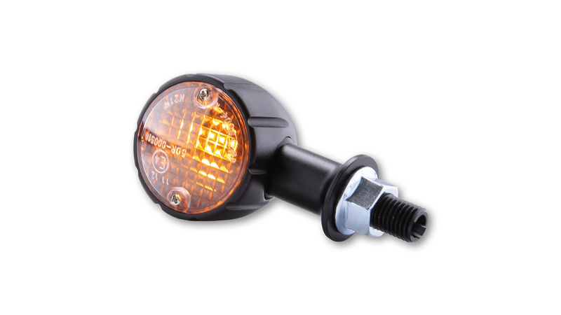 HIGHSIDER Smart Arizona Lampa Mini Indikator Hus Svart / Lins Orange (Par), Fram & Bak Figur 5
