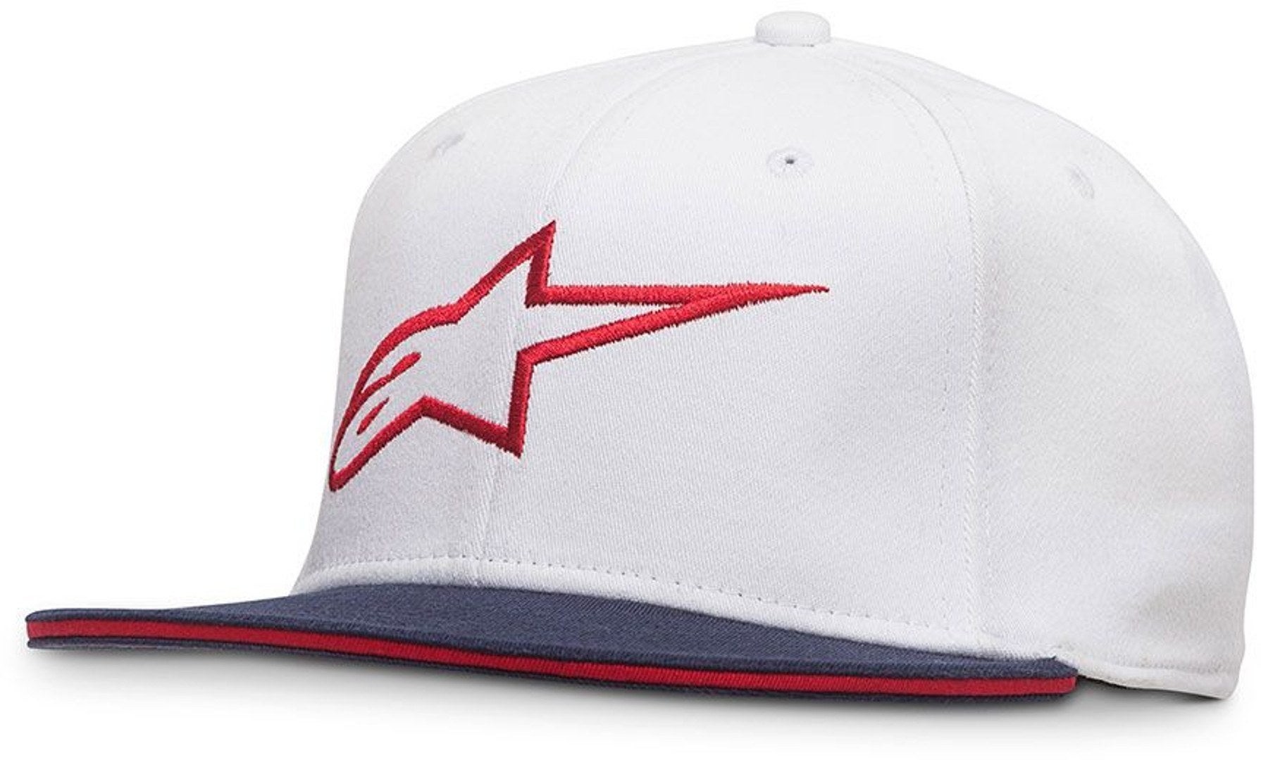 Alpinestars Ageless Flat Cap wit/rood L/XL Figuur 1