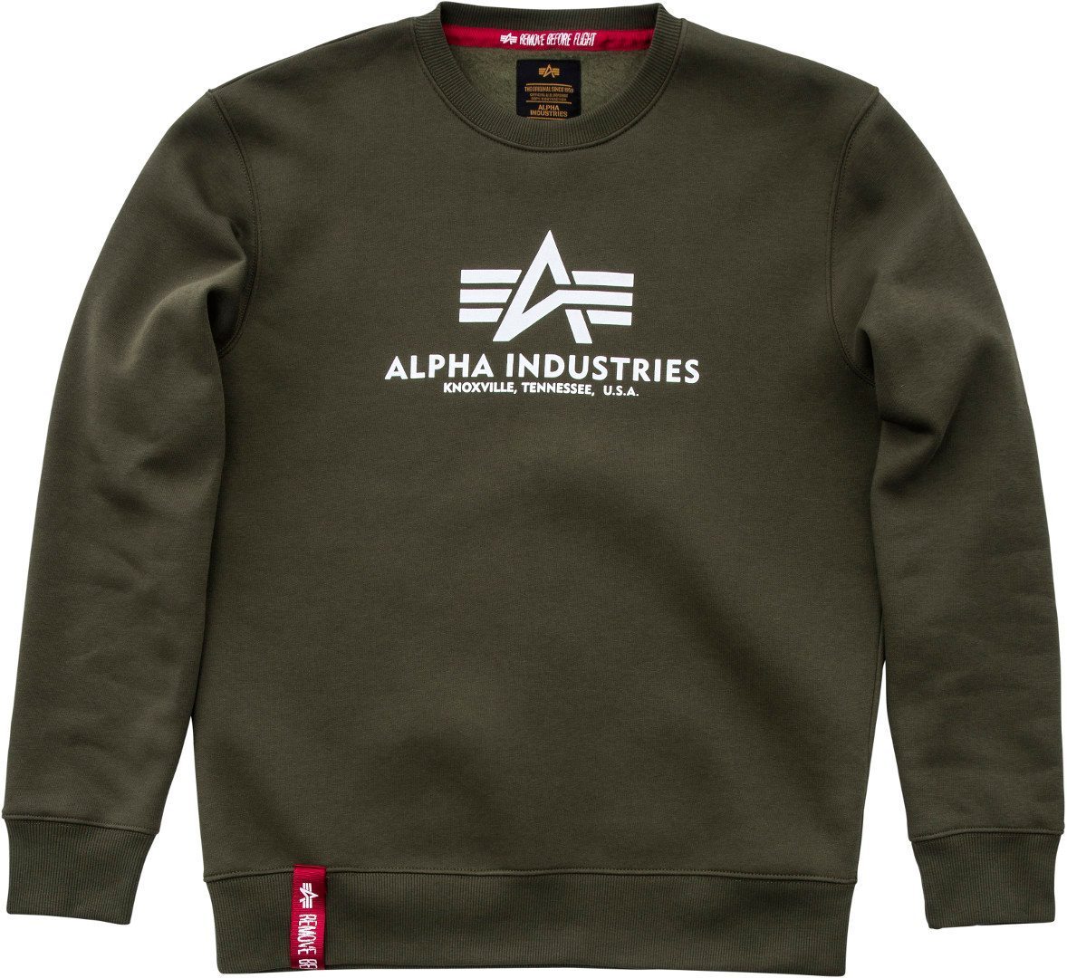 Alpha Industries Basic Camisola Verde escuro S Figura 1