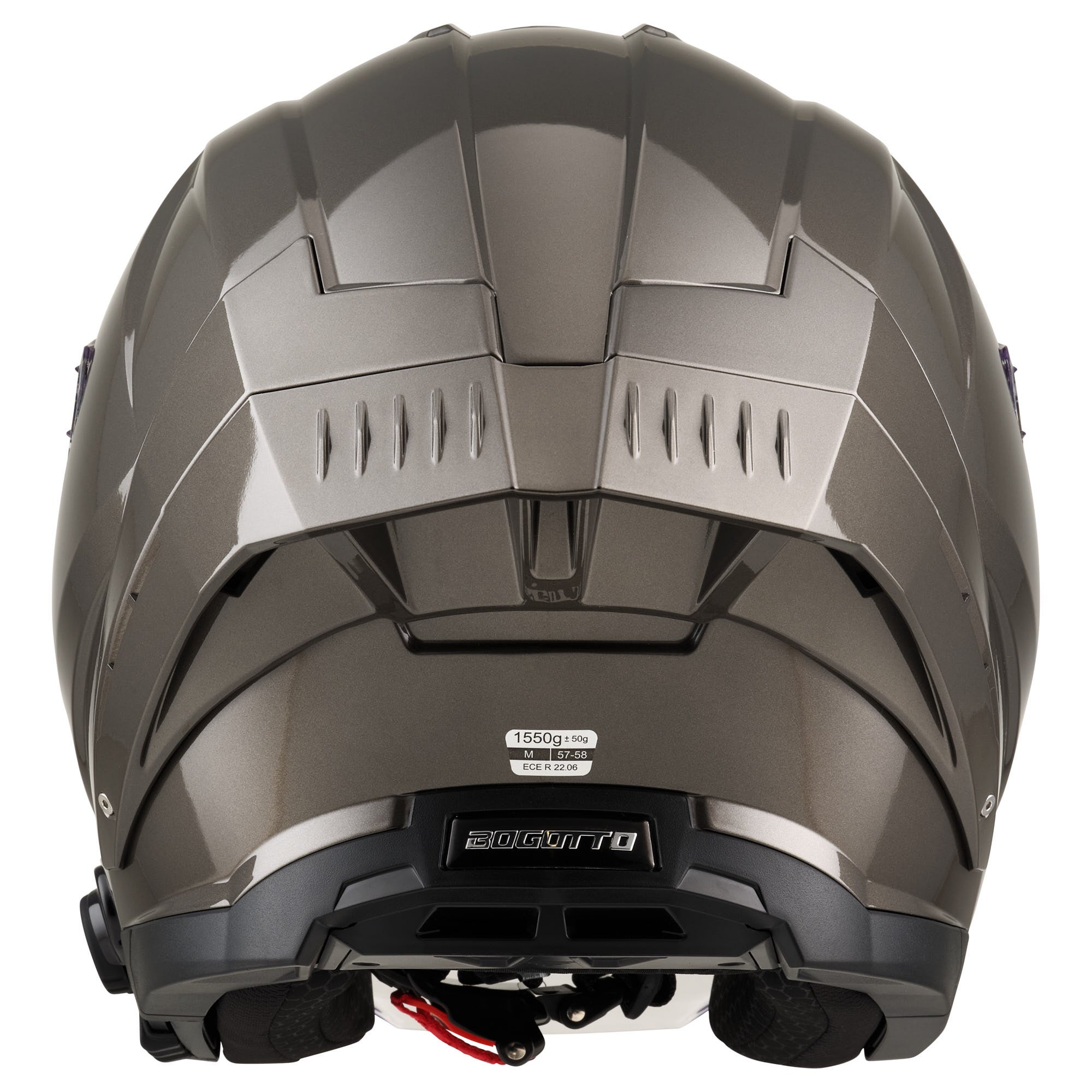 Bogotto H599 Bluetooth Casque à face ouverte Titan Metallic M (57/58) Figure 4