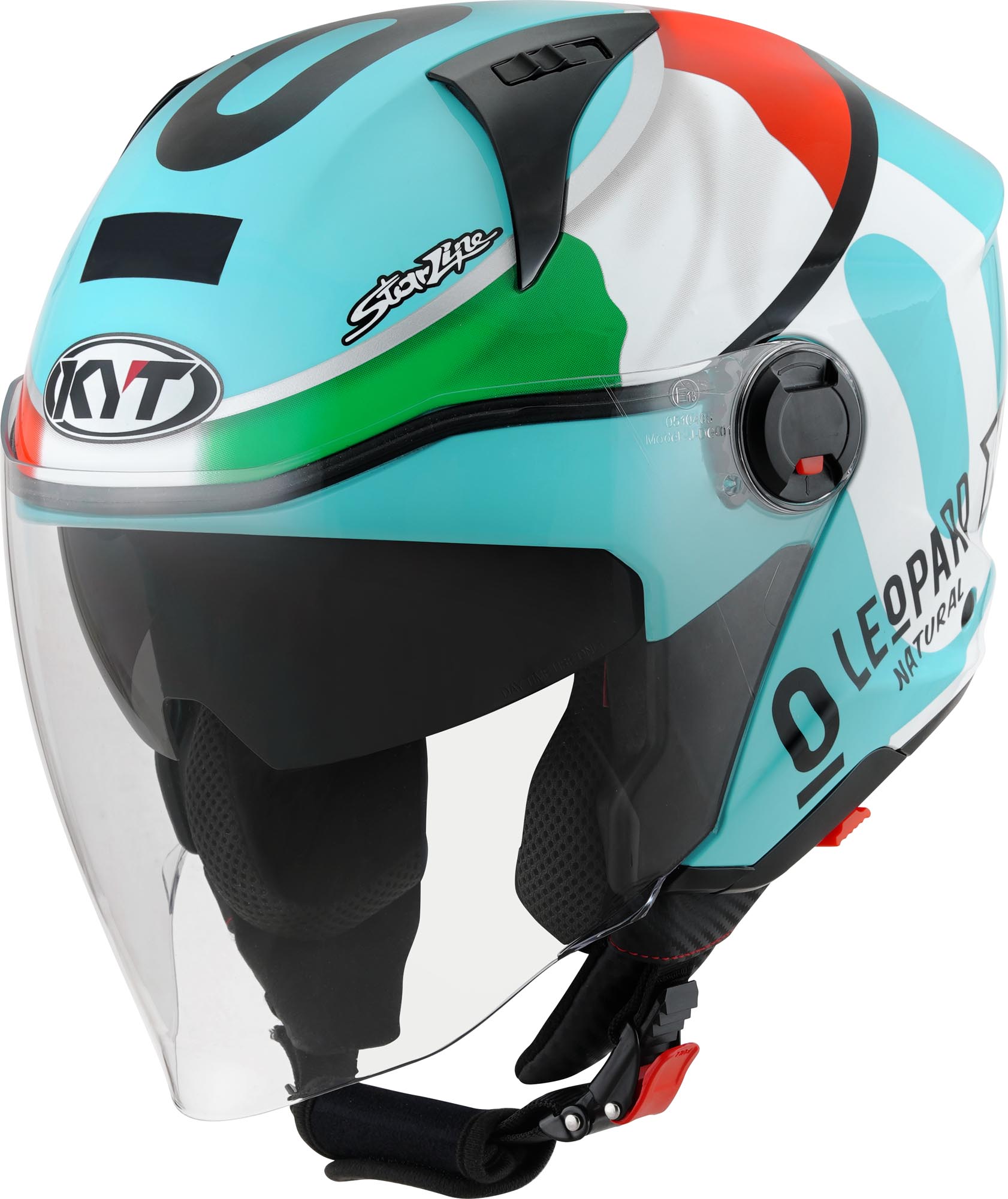 KYT D-City Leopard Replica Capacete a jato Artigo principal Figura 1