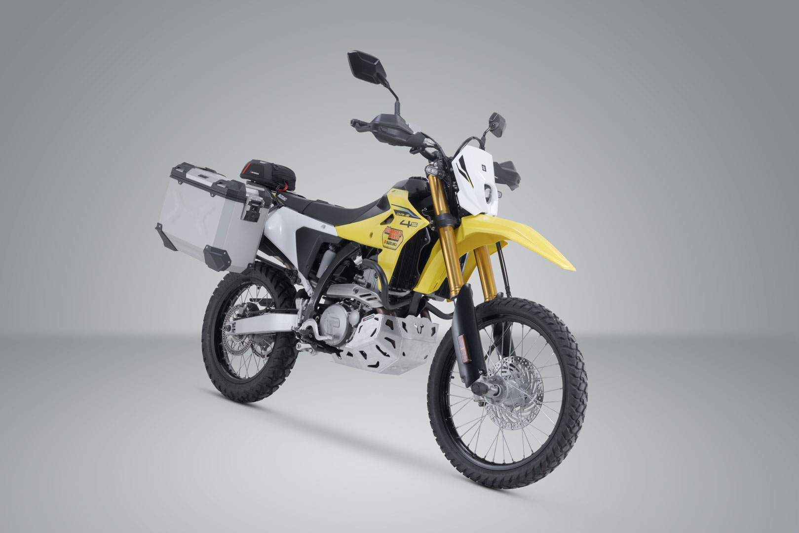Sistem de carcasă din aluminiu SW-Motech TRAX ADV - Argintiu. 37/37 l. Suzuki DR-Z4S / SM (25-). Figura 2