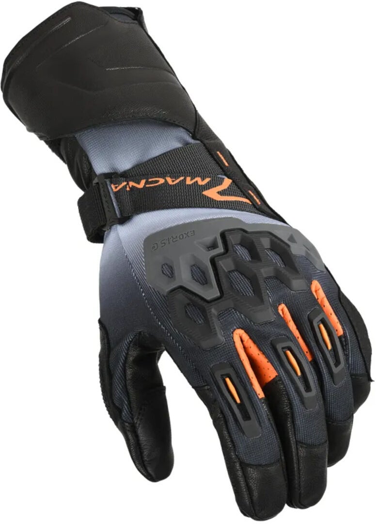 Macna Tanamax Motorrad Handschuhe schwarz/grau/orange L Abbildung 1