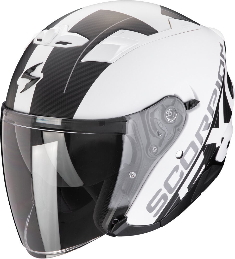 Scorpion Exo-230 QR Jethelm weiß matt/schwarz M (57/58) Abbildung 1