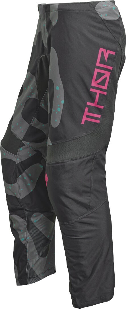 Thor Sector Disguise Motocross bukser til damer grå/pink 5/6 Figur 3