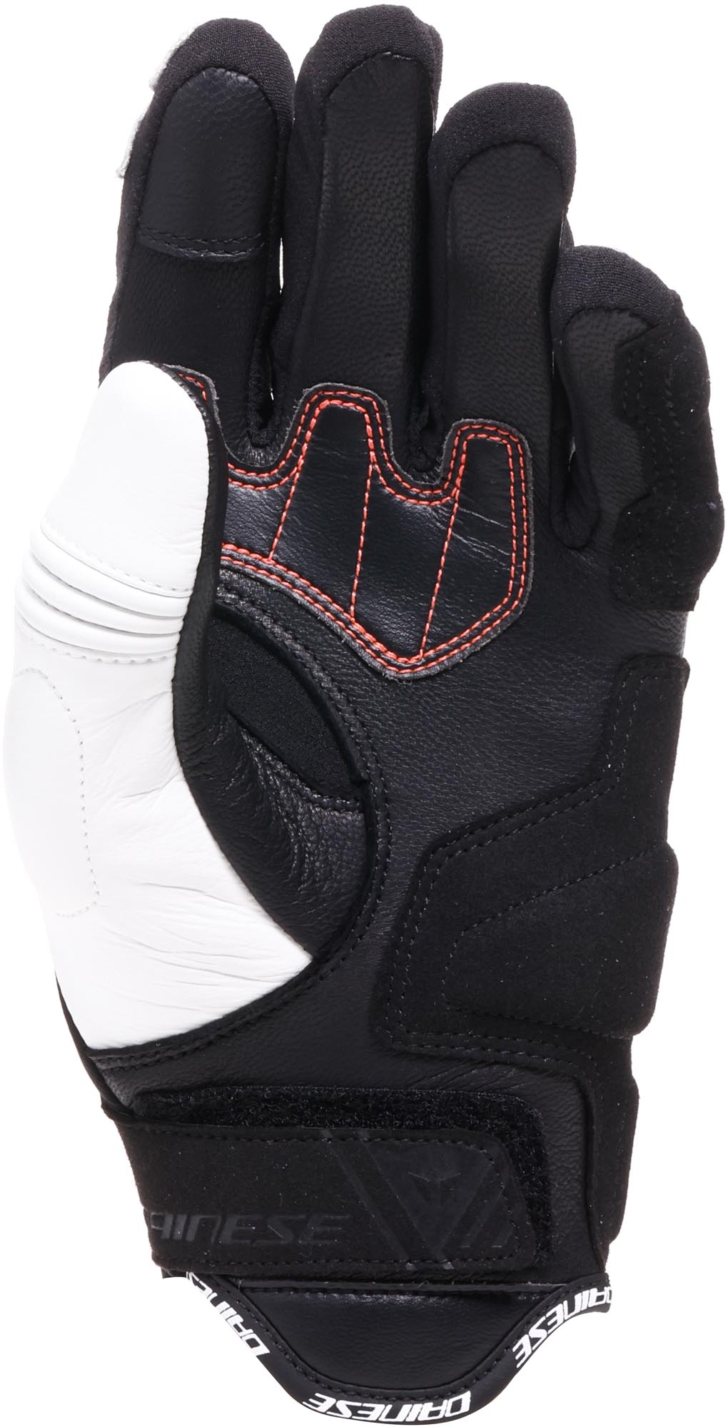 Dainese Reacto Carbon Short Dames Motorhandschoenen zwart/wit/rood S Figuur 3