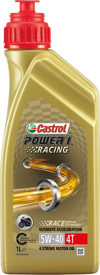 Castrol Power1 Racing 4T 5W-40 Óleo de Motor 1 Litro Figura 1